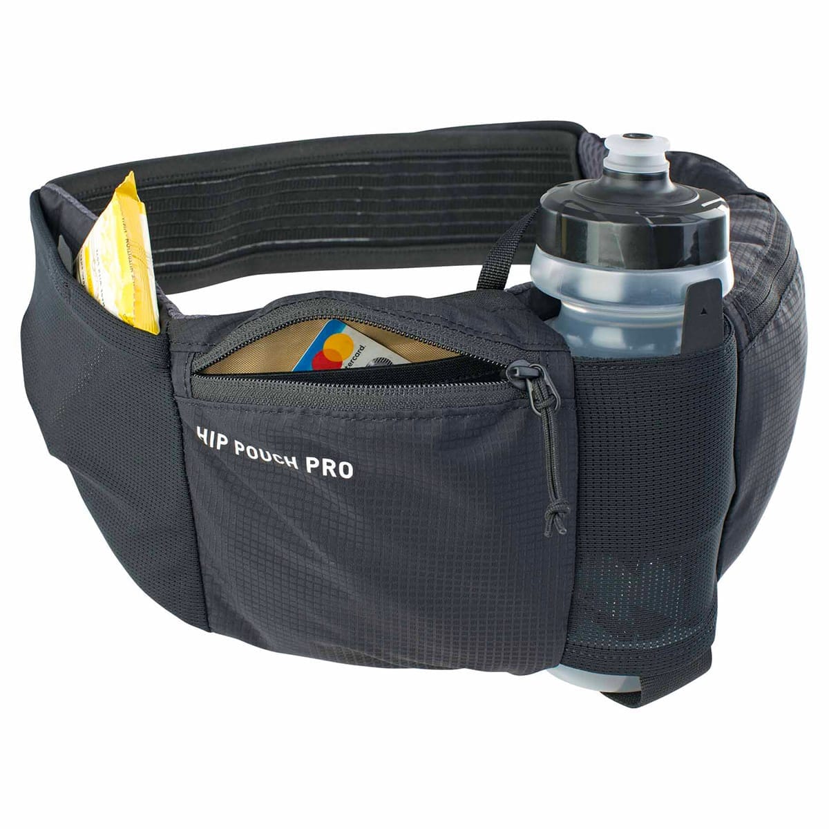 Sacoche Banane EVOC HIP POUCH PRO 1L + DRINK BOTTLE 0.55 Noir - Image 4