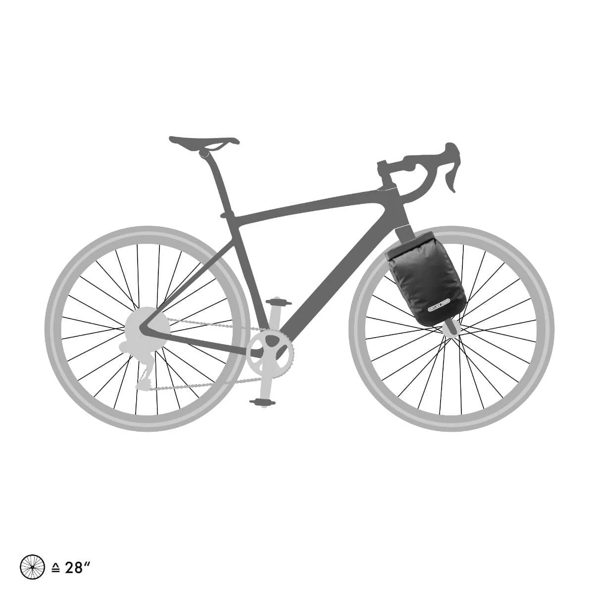 Sacoche de Fourche ORTLIEB FORK-PACK 5.8 L Noir - Image 5