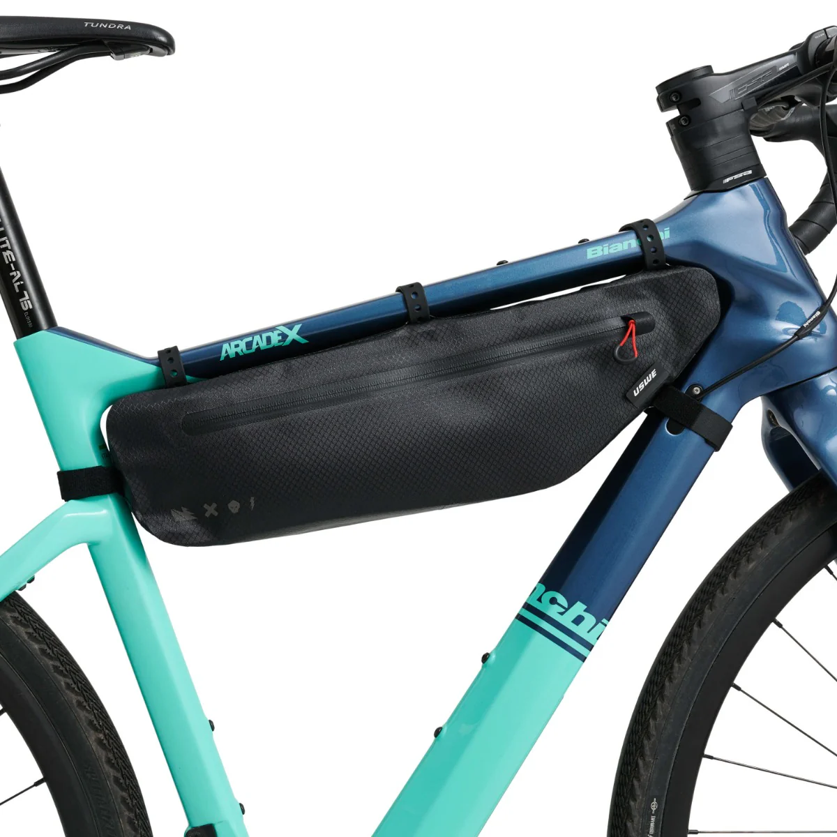 Sacoche de Cadre USWE FRAME TUBE LARGE 3.4 L Noir - Image 2