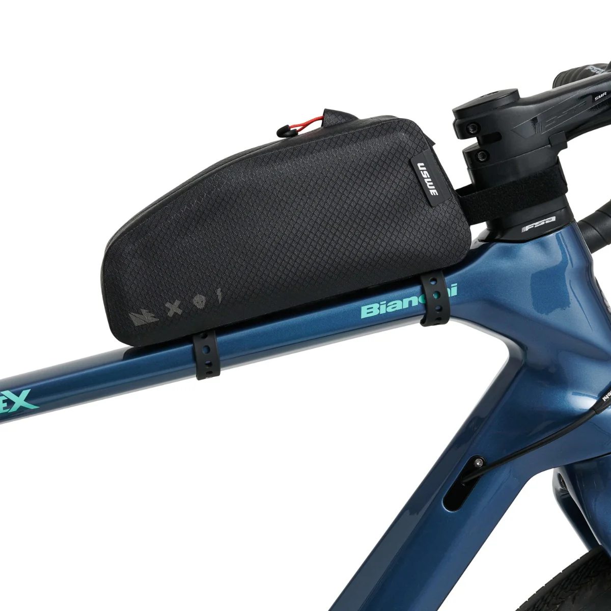 Sacoche de Cadre USWE TOP TUBE ZIPPERED 1.2 L Noir - Image 2