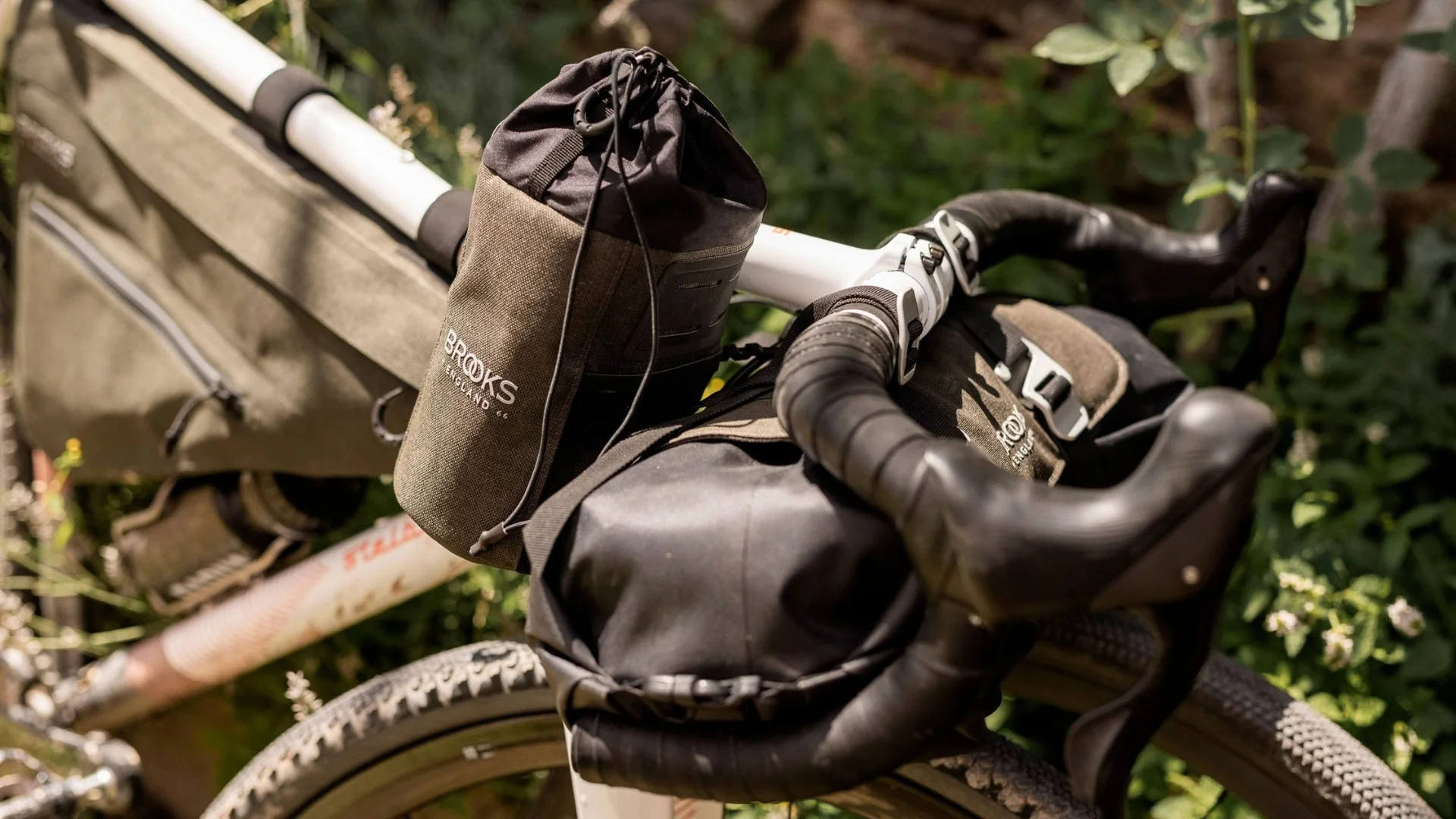 Sacoche de Guidon BROOKS SCAPE FEED POUCH Vert - Image 7