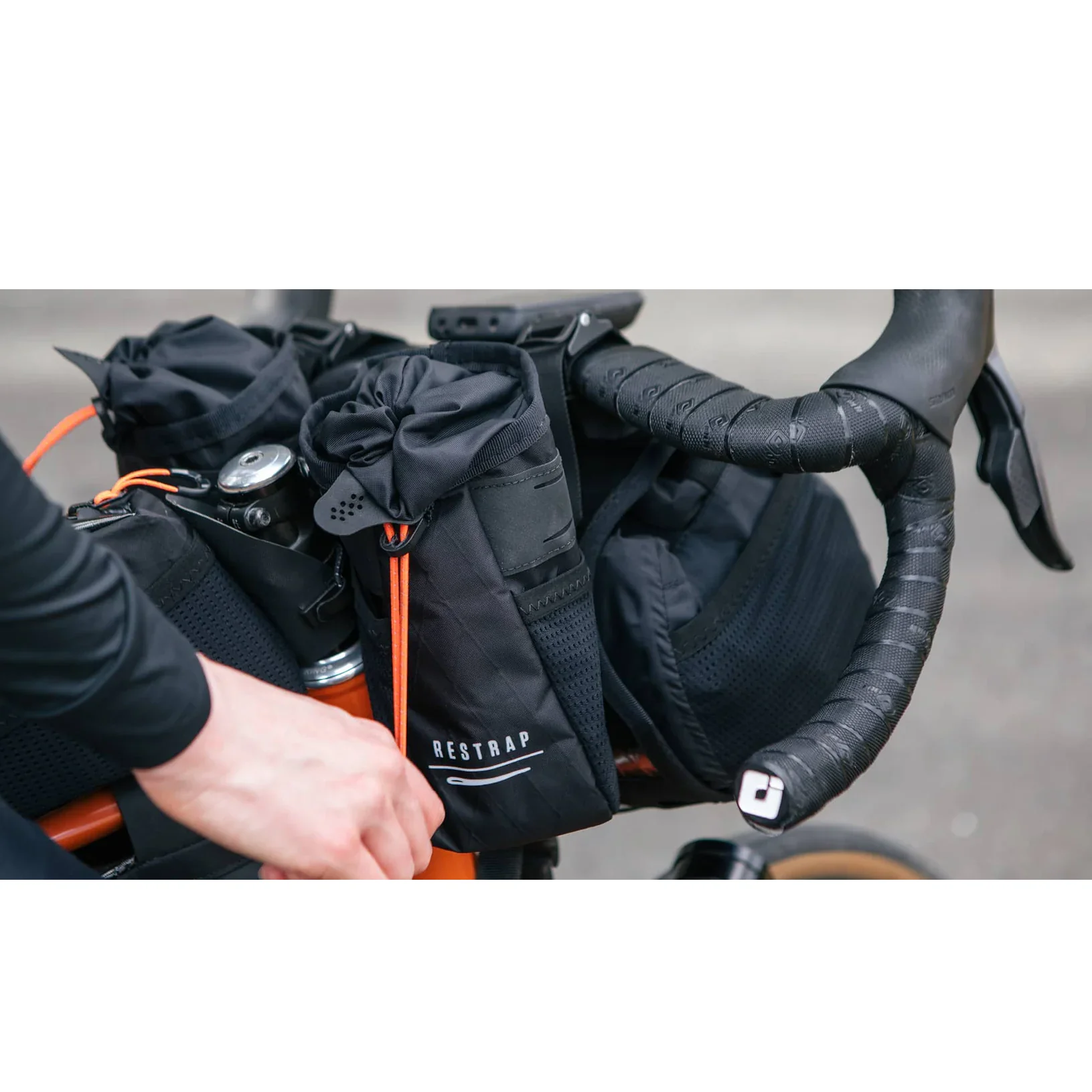 Sacoche de Guidon RESTRAP STEM BAG 1.1 L Noir - Image 6