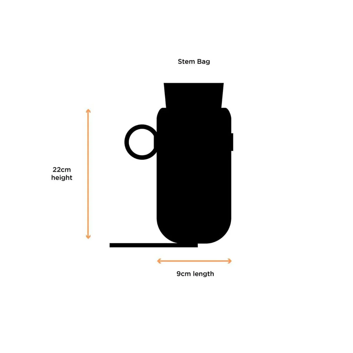 Sacoche de Guidon RESTRAP STEM BAG 1.1 L Noir - Image 7