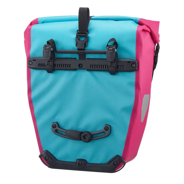 Sacoche de Porte-Bagages ORTLIEB BACK ROLLER CYBER 20 L Bleu/Rose - Image 2