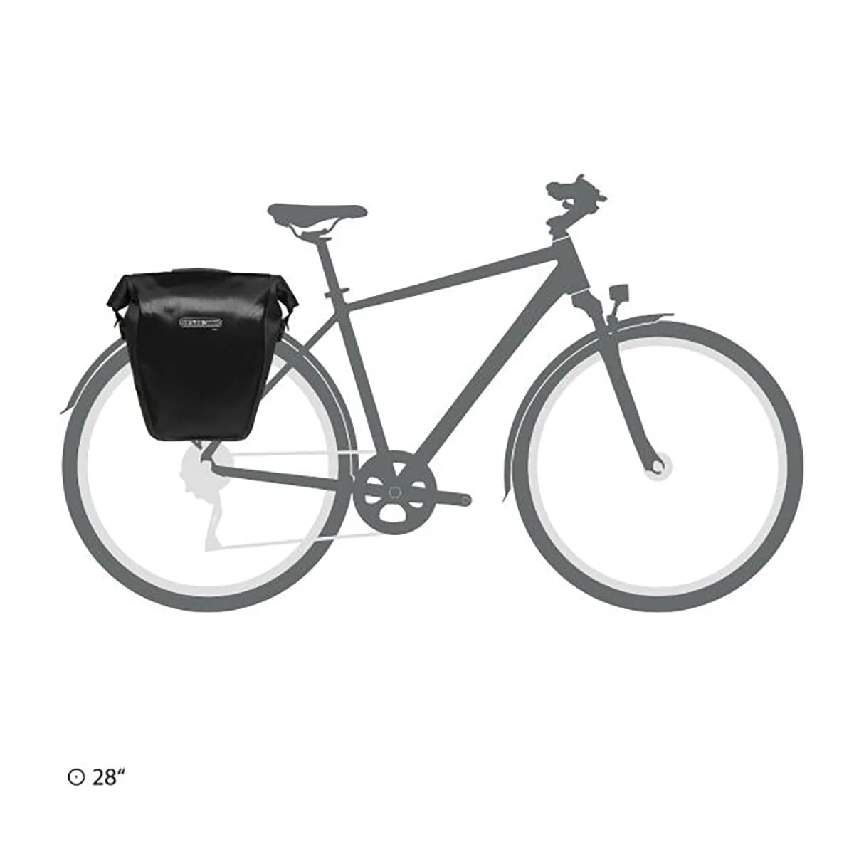 Sacoche de Porte-Bagages ORTLIEB BACK ROLLER CORE 20 L Noir - Image 4