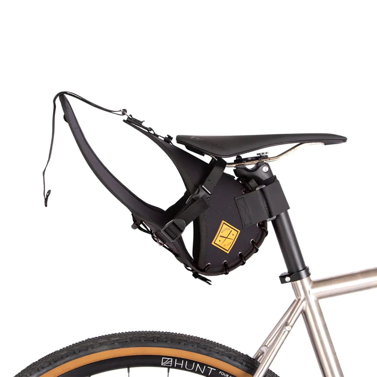 Sacoche de Selle RESTRAP SADDLE BAG 8 L Noir + DRY BAG 8 L Noir - Image 2