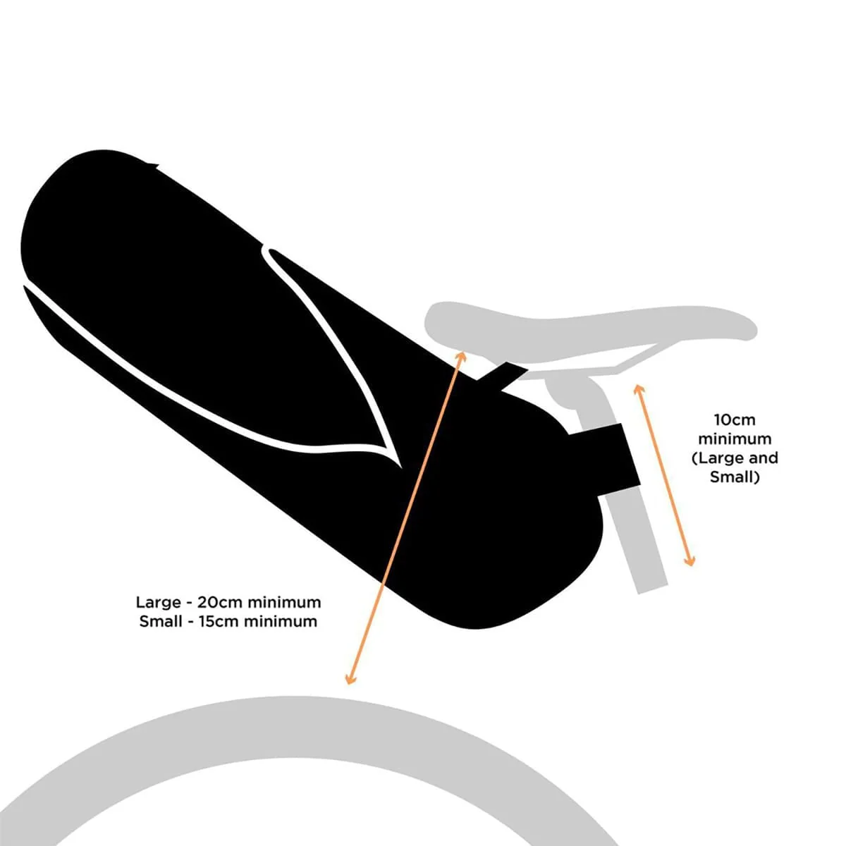 Sacoche de Selle RESTRAP SADDLE BAG 8 L Noir + DRY BAG 8 L Noir - Image 4