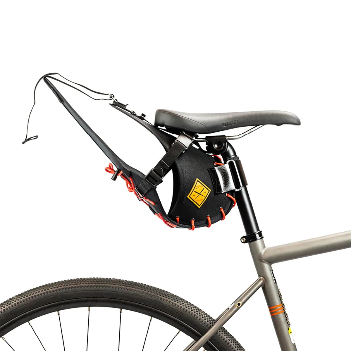 Sacoche de Selle RESTRAP SADDLE BAG 8 L Orange + DRY BAG 8 L - Image 2