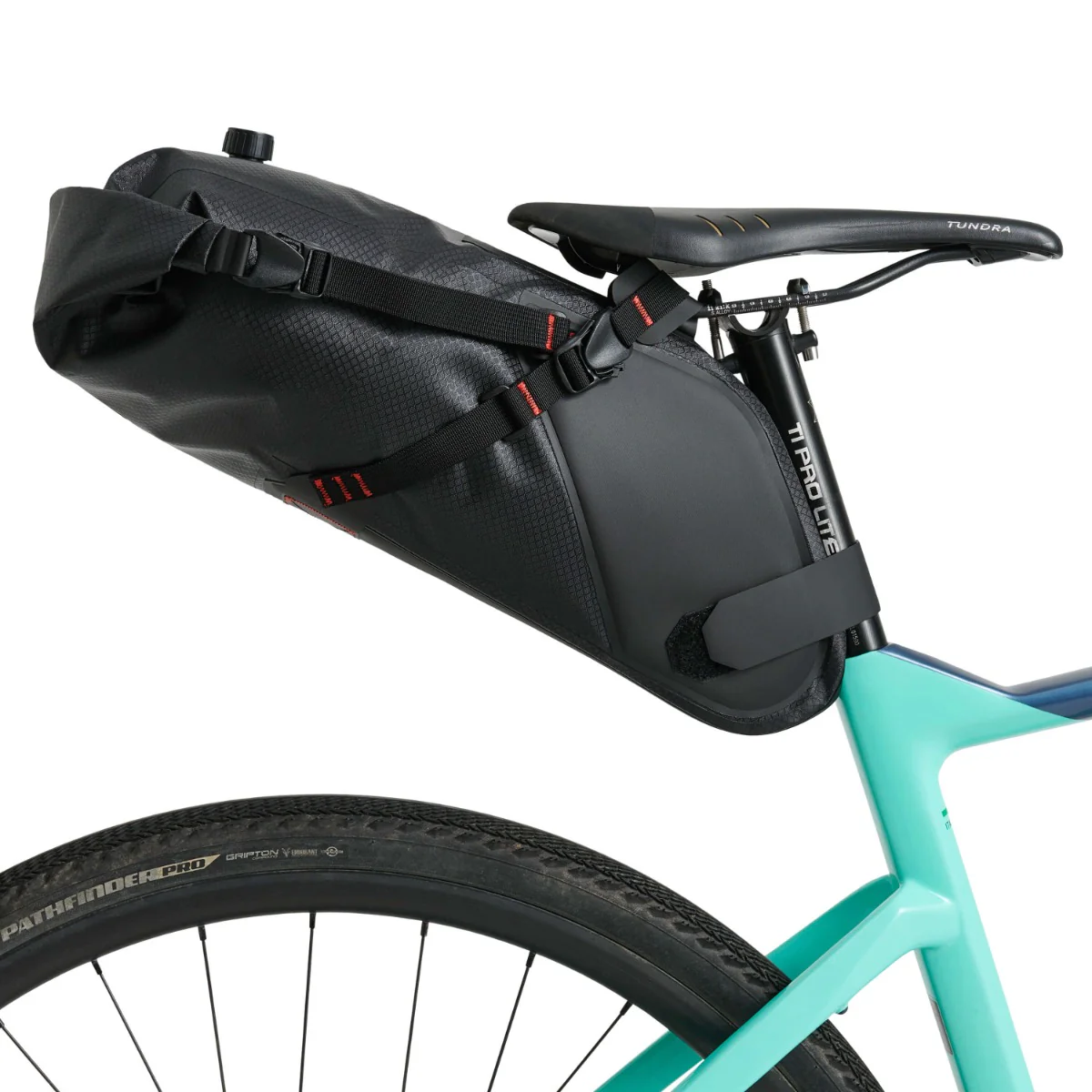 Sacoche de Selle USWE ROLLTOP SADDLE BAG 9 L Noir - Image 2