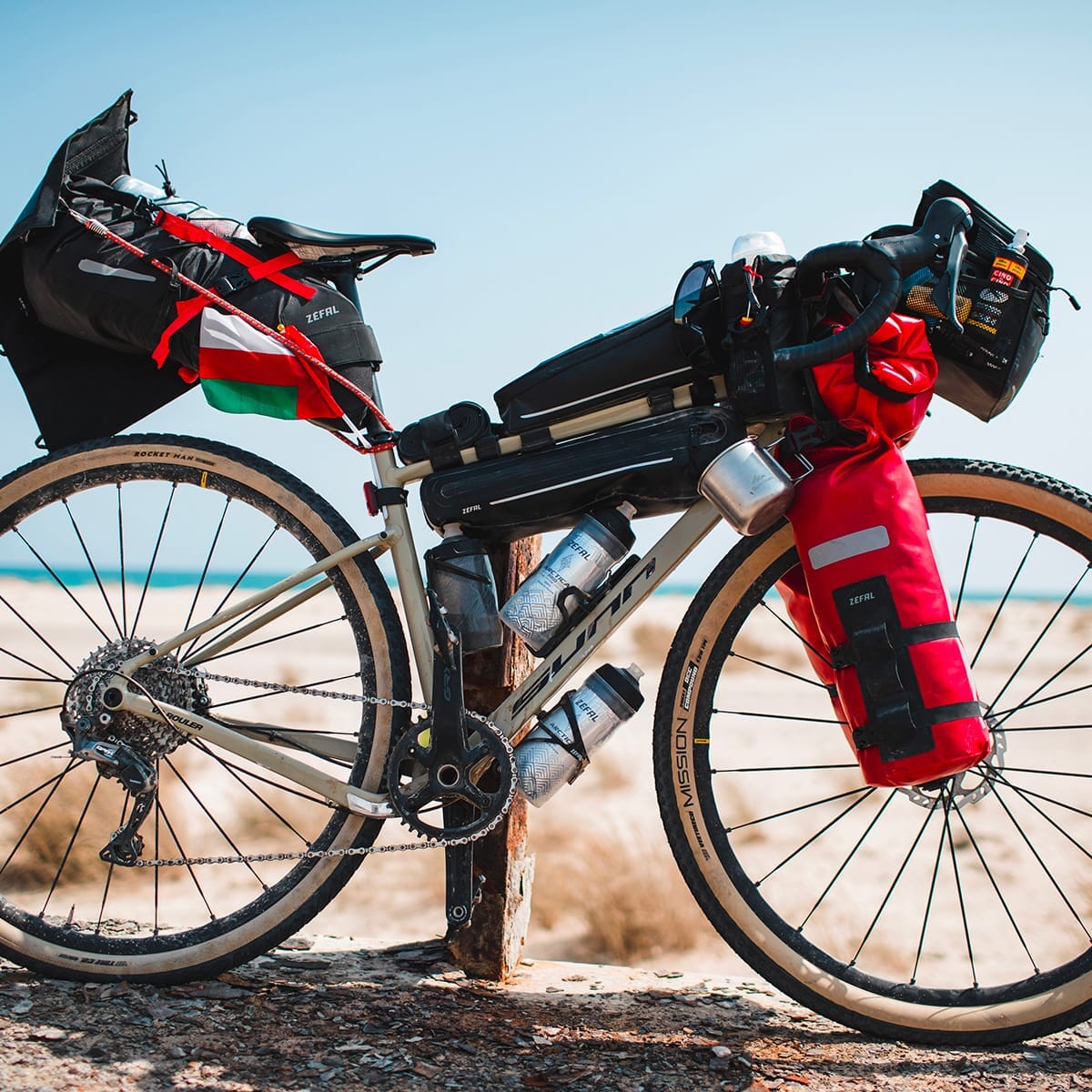 Sacoche et Support de fourche ZEFAL Z ADVENTURE FORK 6 L Rouge - Image 11