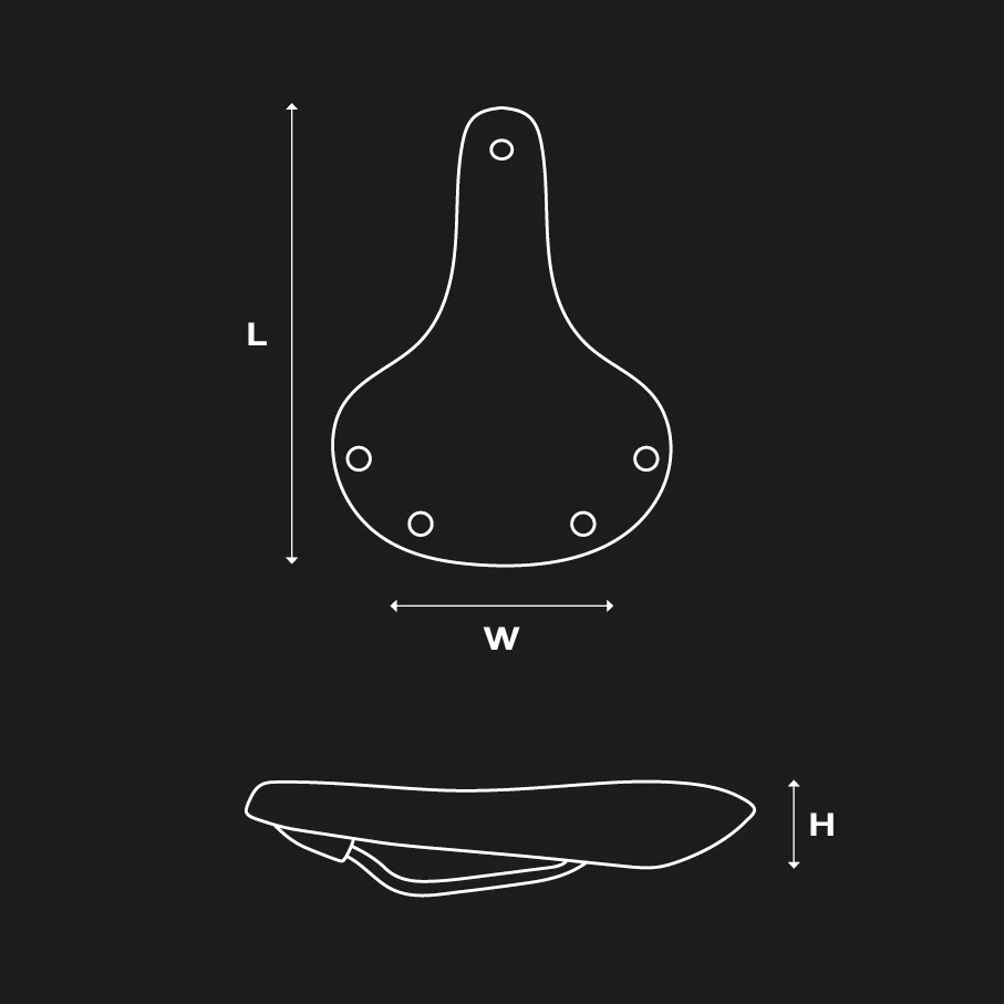 Selle BROOKS CAMBIUM C67 Noir - Image 7