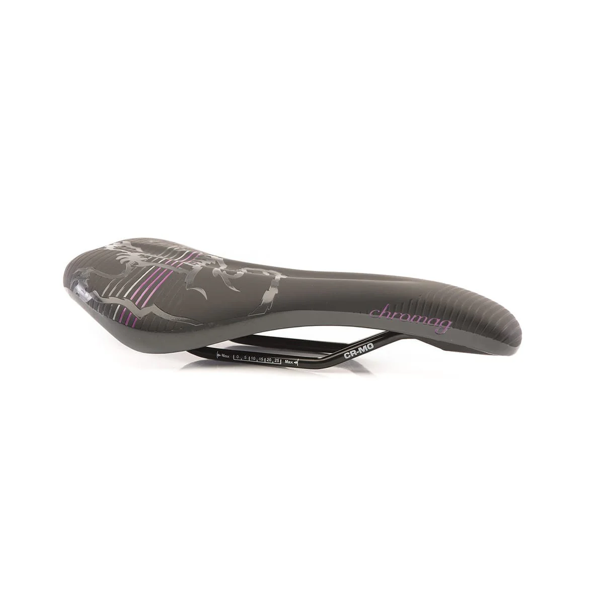 Selle CHROMAG JUNIPER Femme Cuir Rails CrMo Noir