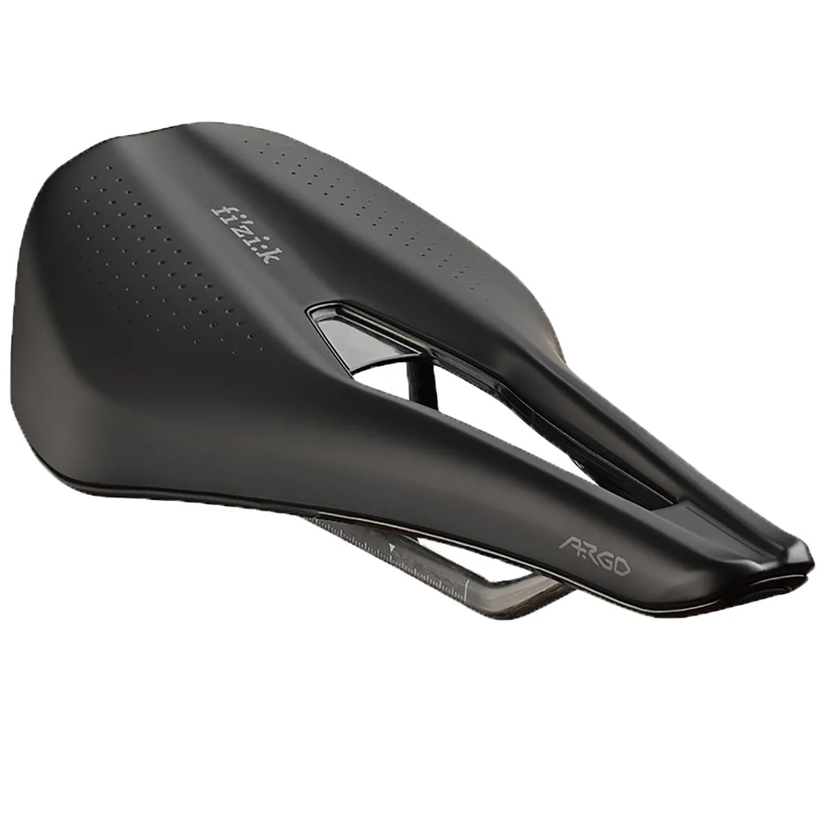 Selle FIZIK TEMPO ARGO R1 160 mm Rails Carbon Noir