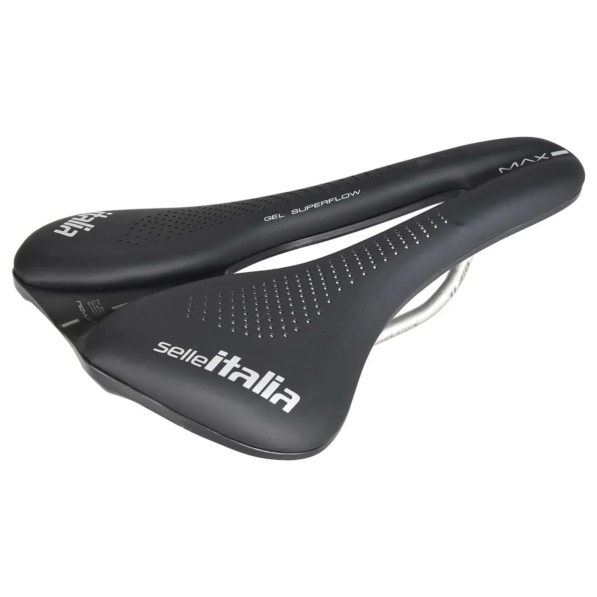 Selle SELLE ITALIA MAX NOVUS EVO BOOST GEL SUPERFLOW Rails Ti316 Noir - Image 3