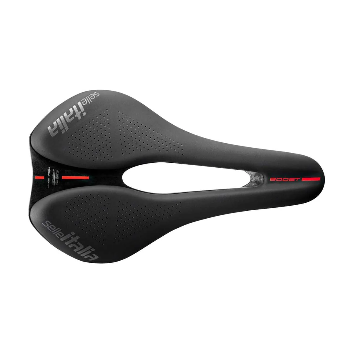 Selle SELLE ITALIA NOVUS EVO BOOST SUPERFLOW L KIT CARBONIO L Rails Carbone Noir