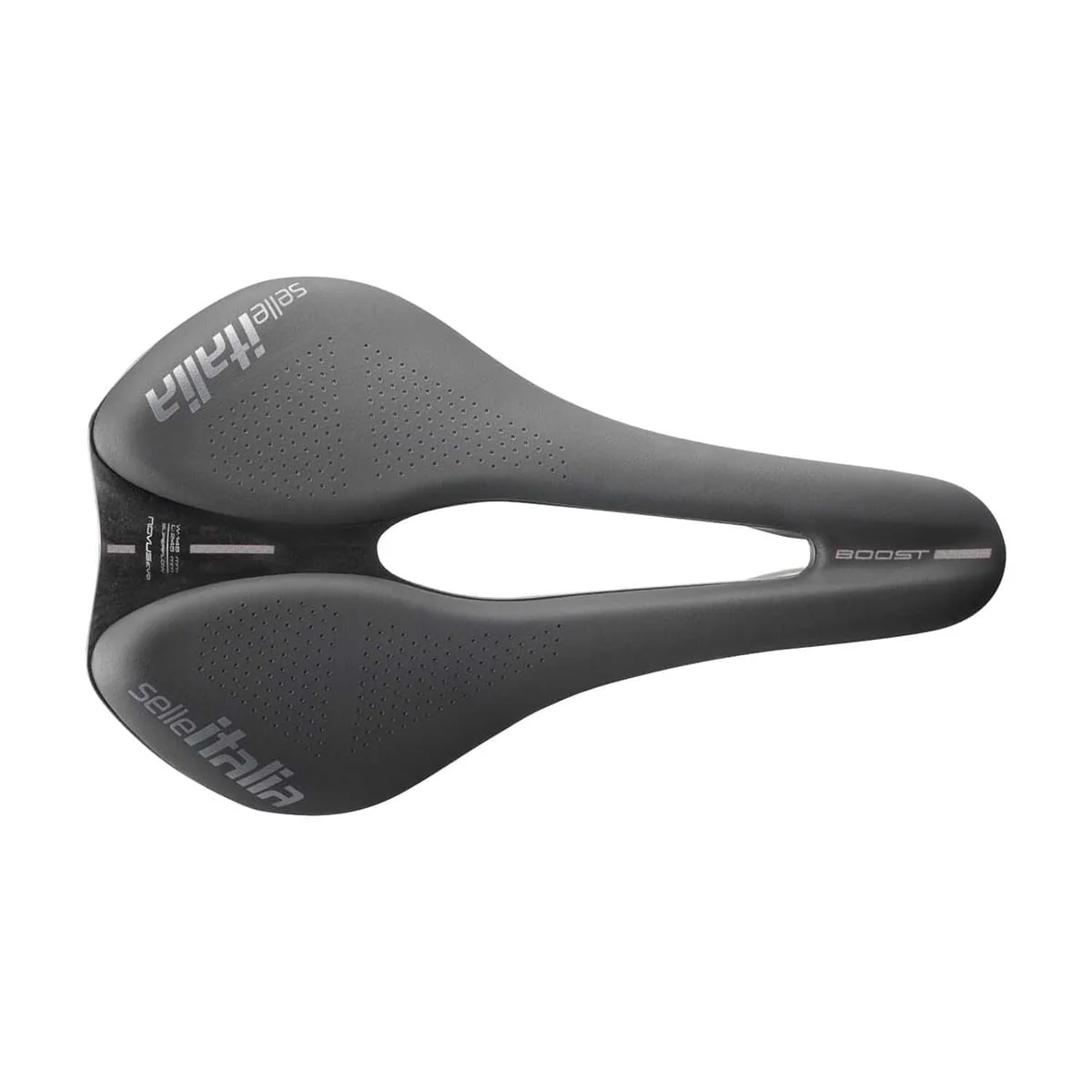 Selle SELLE ITALIA NOVUS EVO BOOST SUPERFLOW L Rails Ti316 Noir/Gris