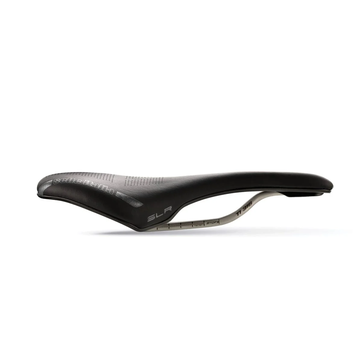 Selle SELLE ITALIA SLR BOOST ENDURANCE SUPERFLOW L Rails Ti316 Noir - Image 2