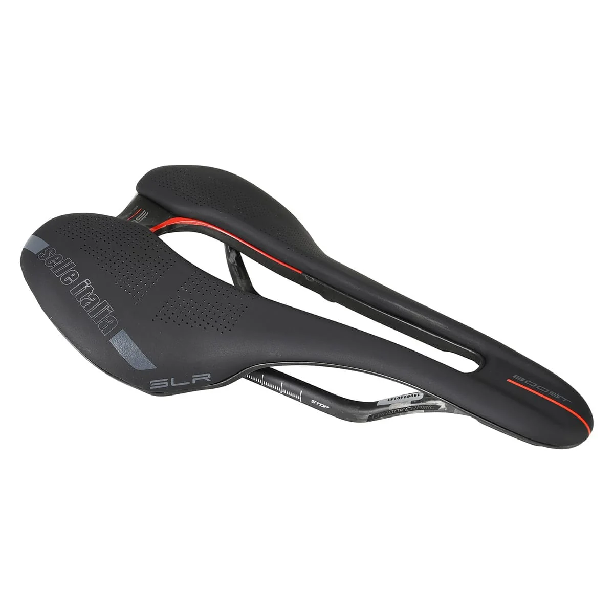 Selle SELLE ITALIA SLR BOOST SUPERFLOW L KIT CARBONIO Rails CarboKeramic Noir