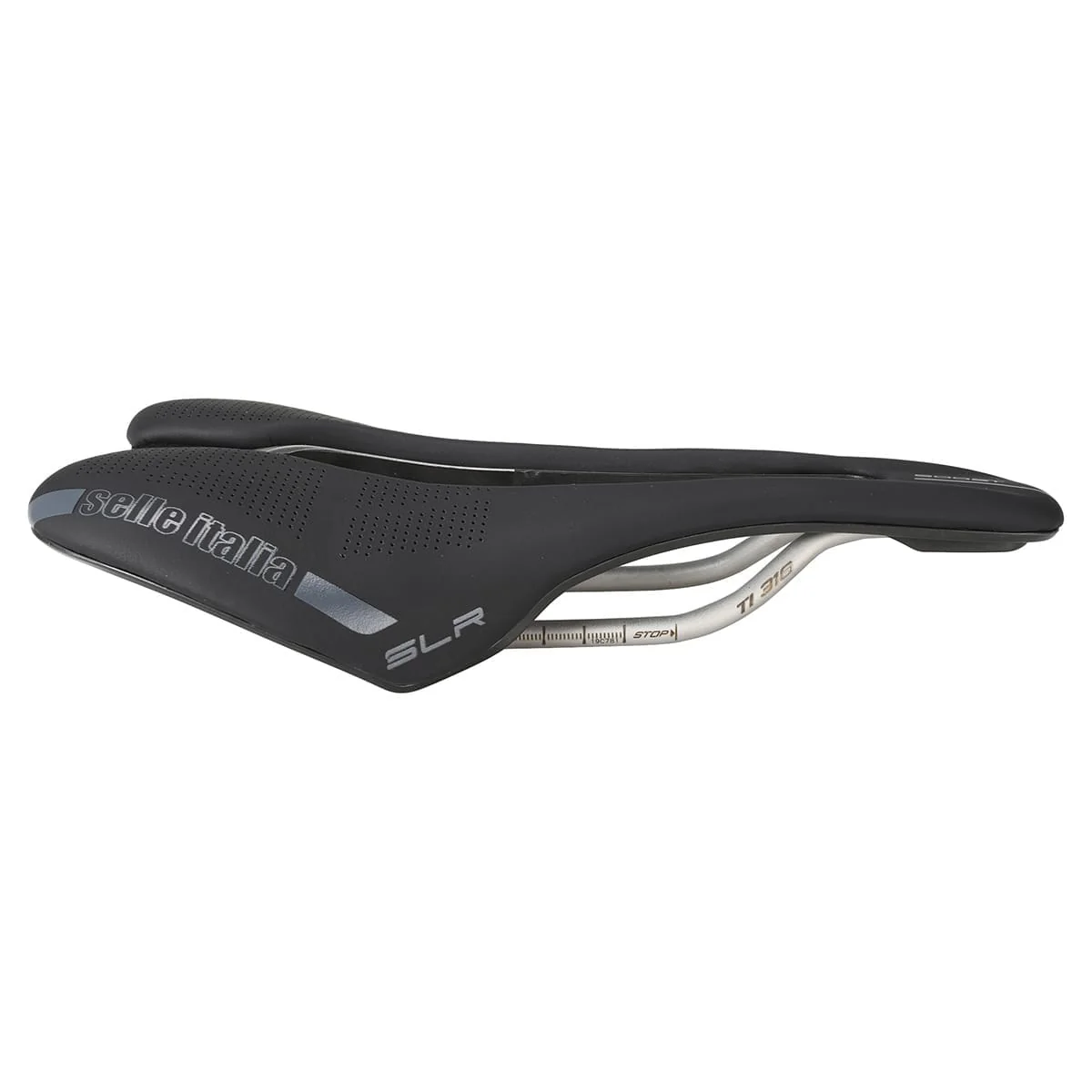 Selle SELLE ITALIA SLR BOOST SUPERFLOW S Rails TI316 Noir - Image 2