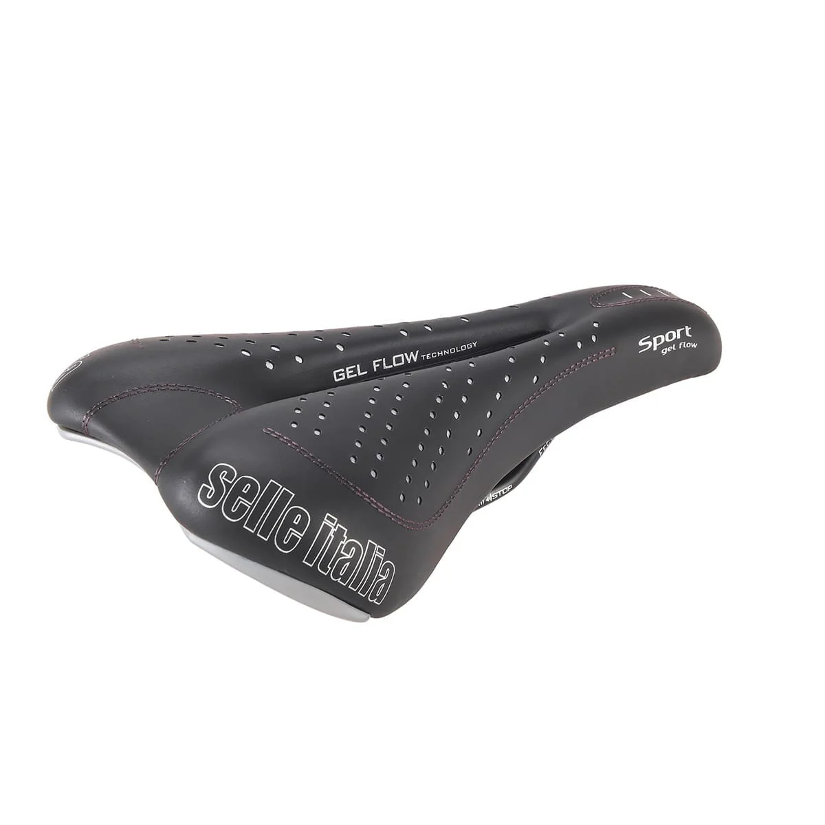 Selle SELLE ITALIA SPORT GEL FLOW Rails Manganèse Noir - Image 4