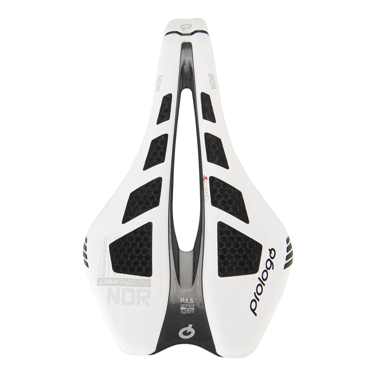 Selle PROLOGO DIMENSION NDR CPC Rails TiroX Blanche - Image 4