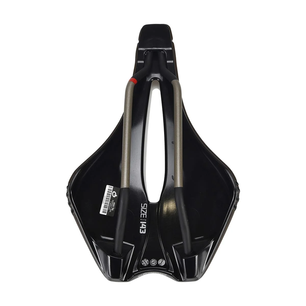 Selle PROLOGO DIMENSION NDR Natural Color Rails TiroX Rouge - Image 2