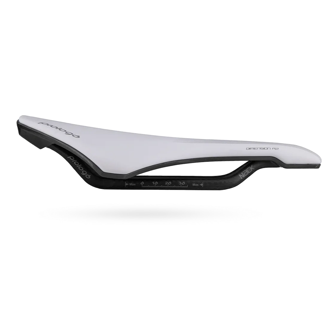 Selle PROLOGO DIMENSION R2 Rails Nack Blanc - Image 2