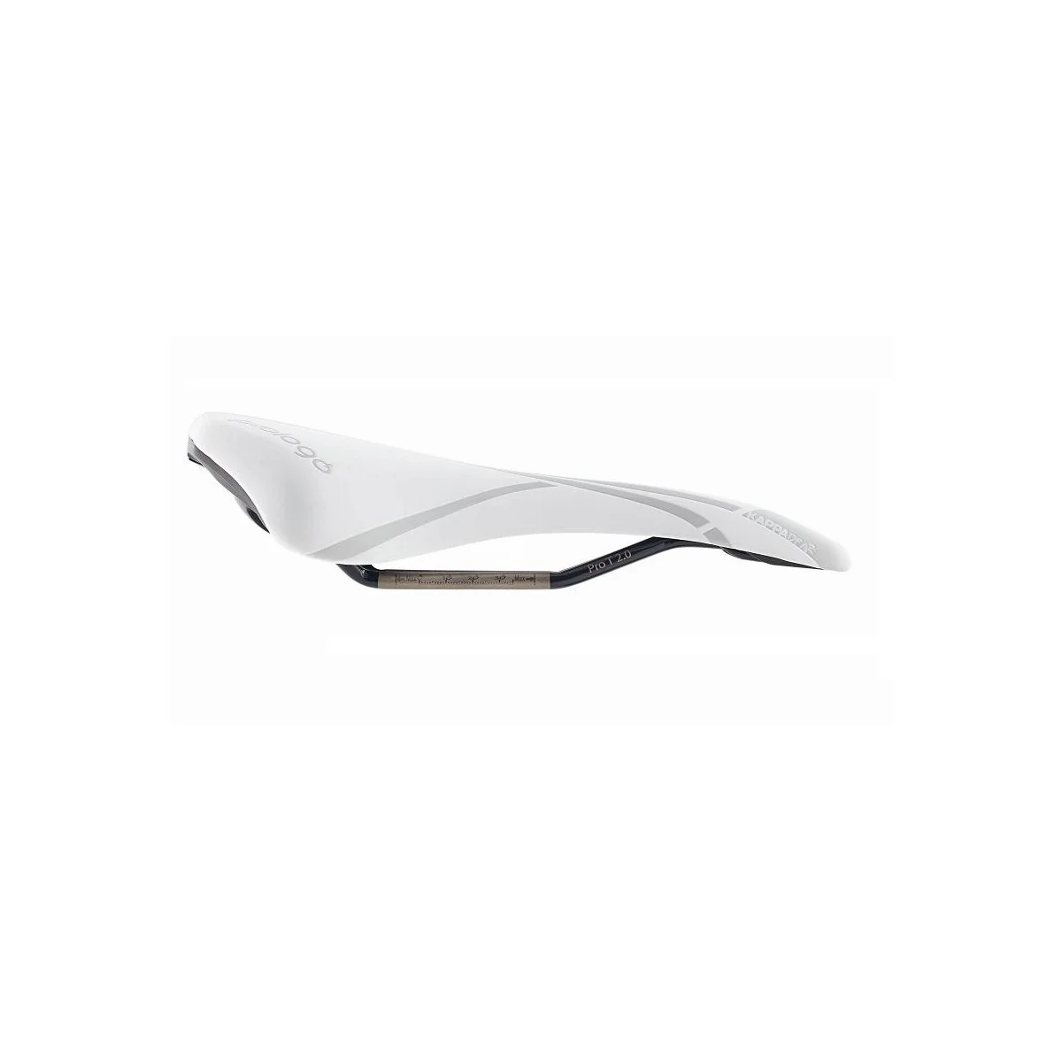 Selle PROLOGO KAPPA EVO DEA Femme Largeur 147mm Rails Acier T2.0 Blanc - Image 2
