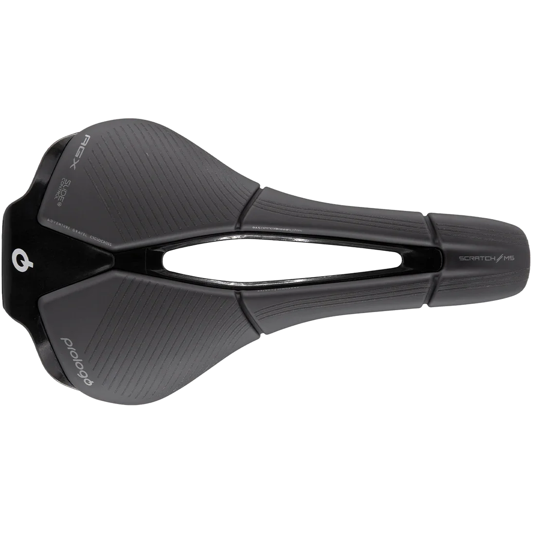 Selle PROLOGO SCRATCH M5 PAS AGX SLIDE CONTROL Rails Nack Noir