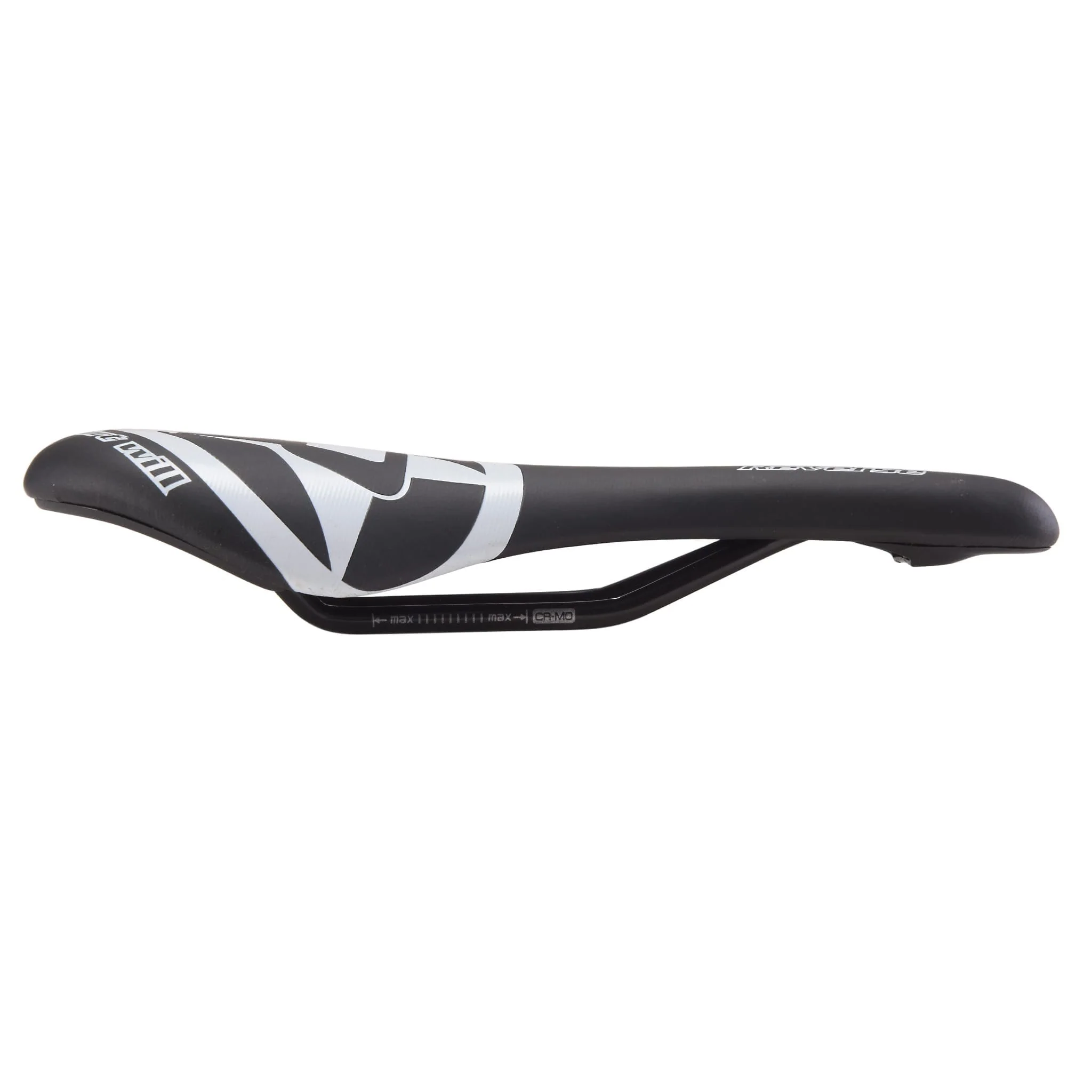 Selle REVERSE COMPONENTS FORT WILL STYLE Rails CrMo Noir/Blanc - Image 3