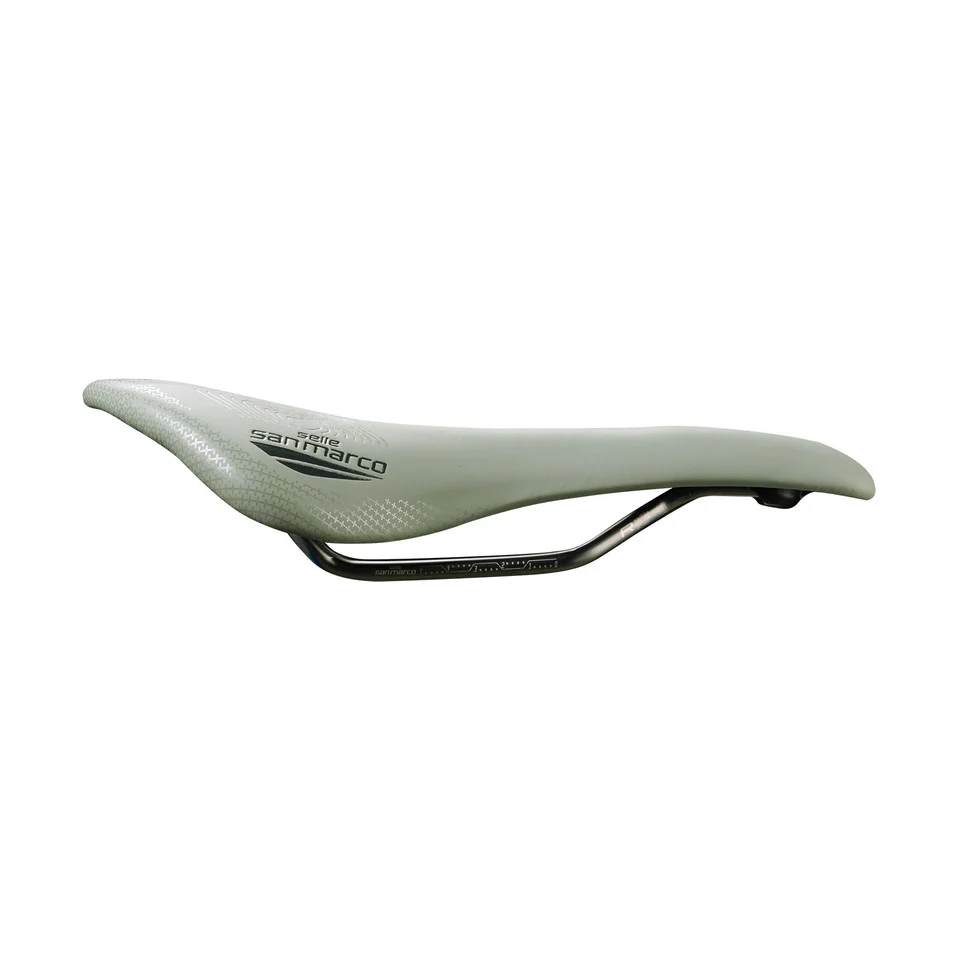 Selle SAN MARCO ALLROAD SUPERCONFORT OPEN-FIT RACING L3 Largeur 146mm Rails Acier Xsilite Vert Sauge - Image 2