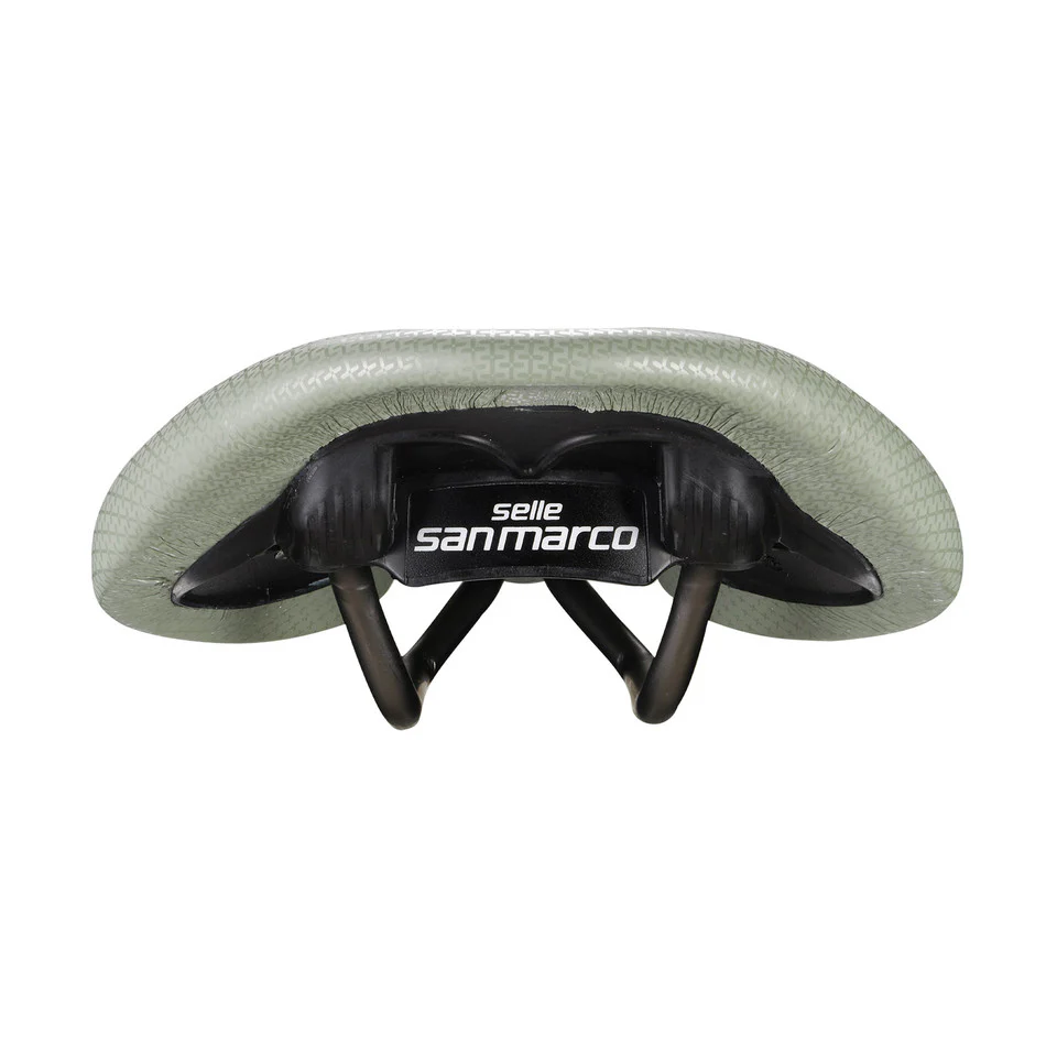 Selle SAN MARCO ALLROAD SUPERCONFORT OPEN-FIT RACING L3 Largeur 146mm Rails Acier Xsilite Vert Sauge - Image 5
