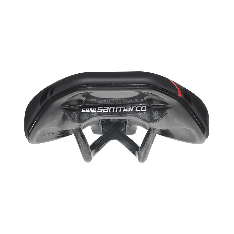 Selle SAN MARCO GROUND SHORT OPEN-FIT CARBON FX 140mm Noir - Image 4