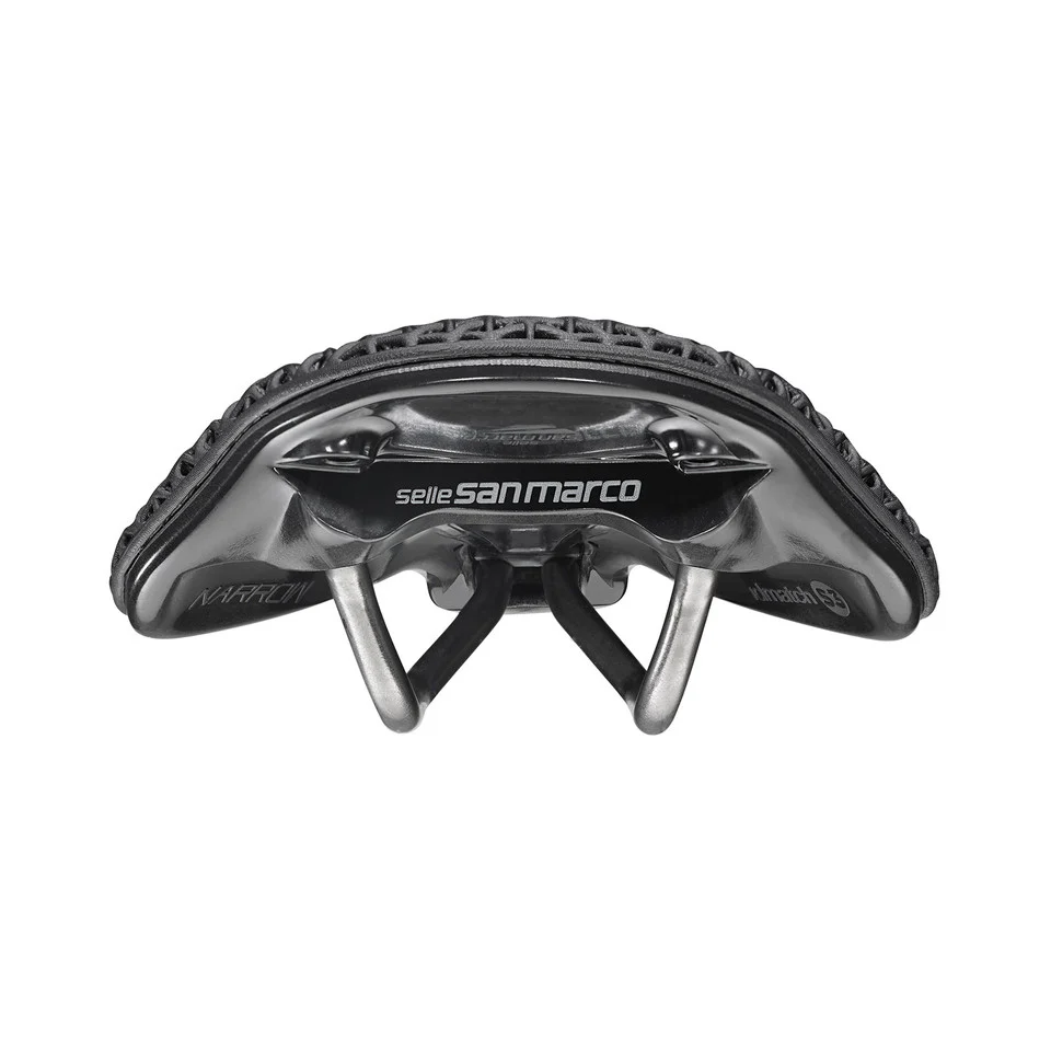 Selle SAN MARCO SHORTFIT 2.0 3D OPEN-FIT RACING L3 Largeur 155mm Rails Acier Xsilite - Image 5