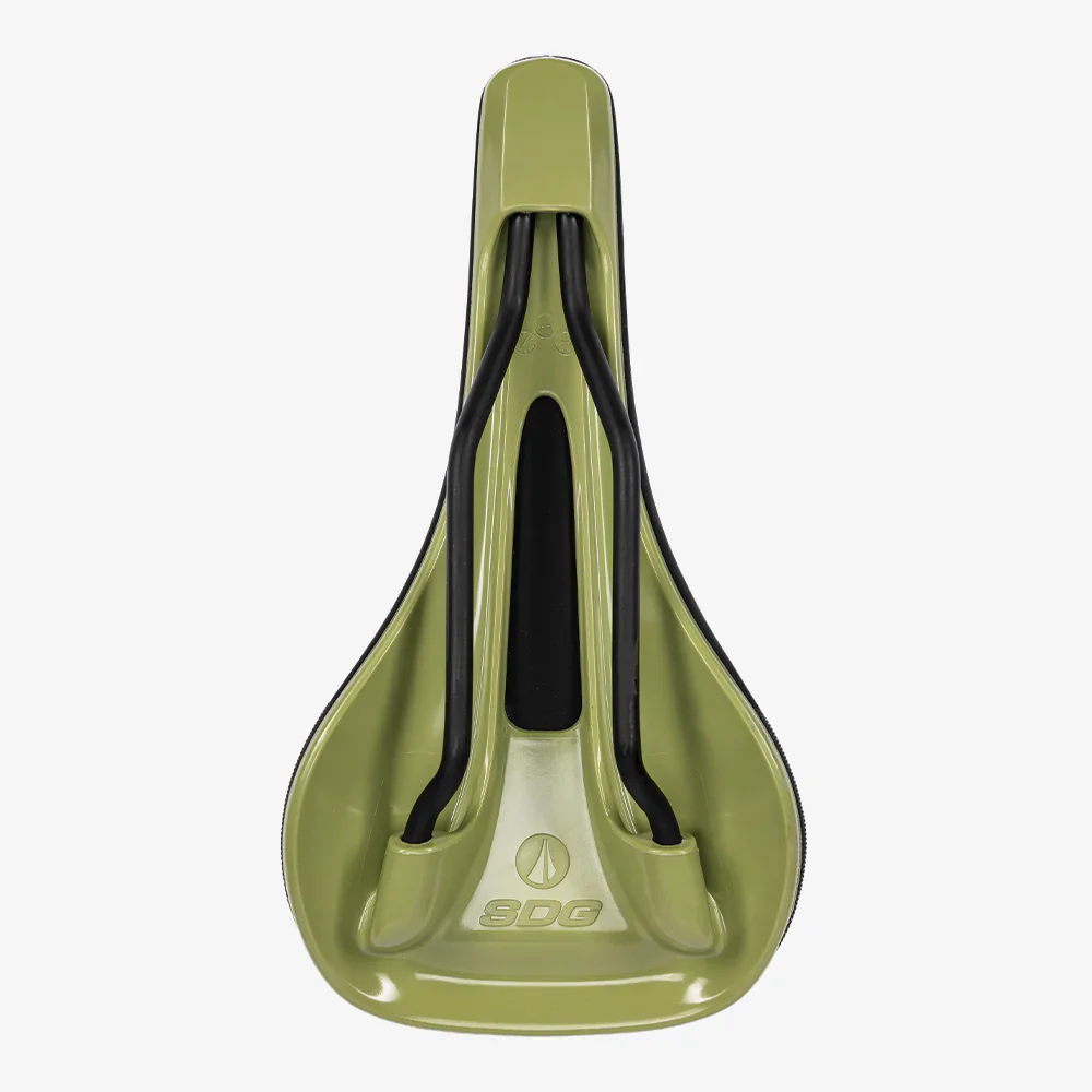 Selle SDG BEL-AIR V3 Rails Lux Alloy Noir/Vert - Image 4