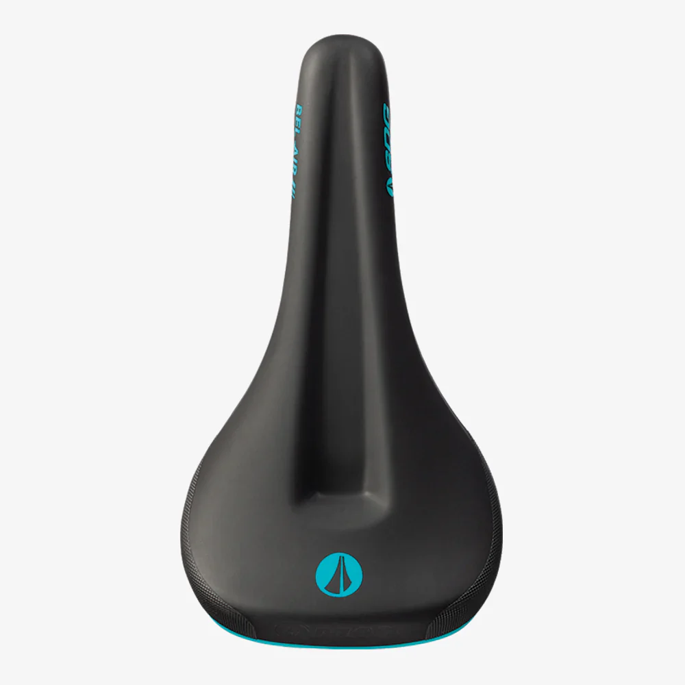 Selle SDG BEL-AIR V3 MAX Rails Lux-Alloy Noir/Turquoise - Image 2