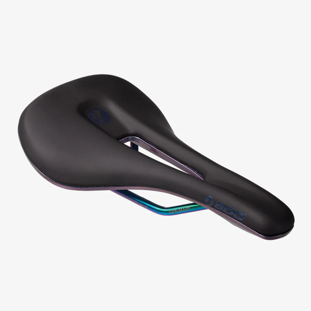 Selle SDG BEL-AIR V3 OVERLAND Rails Lux-Alloy Noir/Oil Slick - Image 5