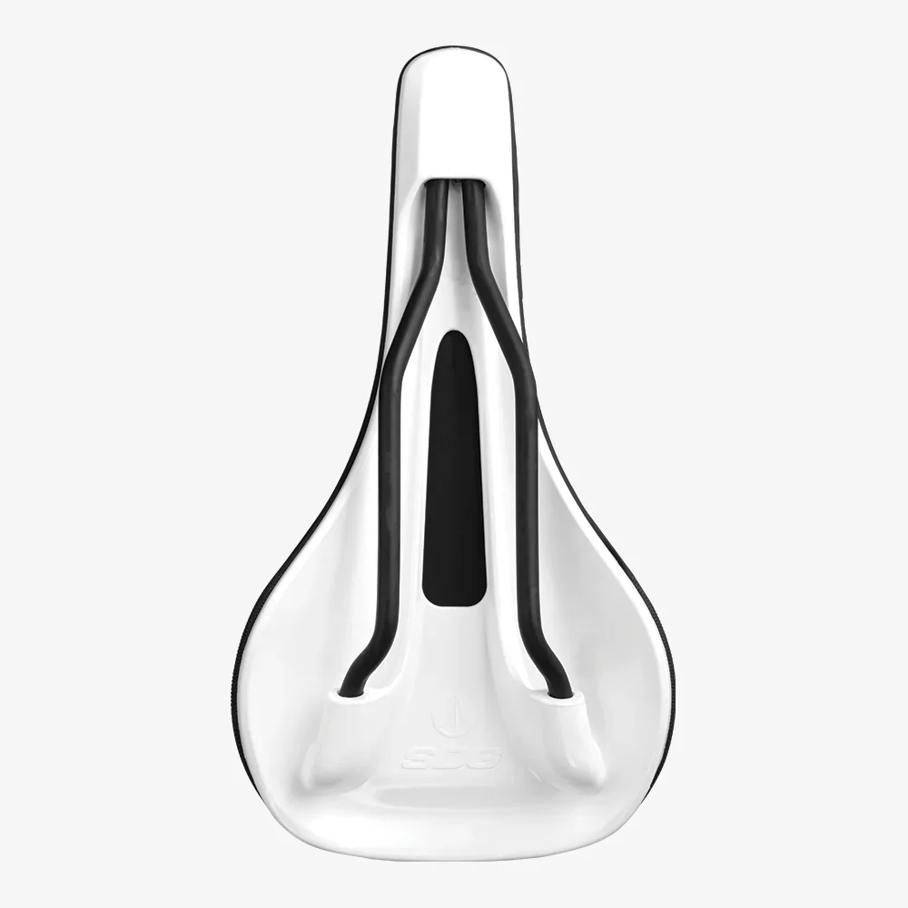 Selle SDG BEL-AIR V3 Rails Lux Alloy Noir/Blanc - Image 4