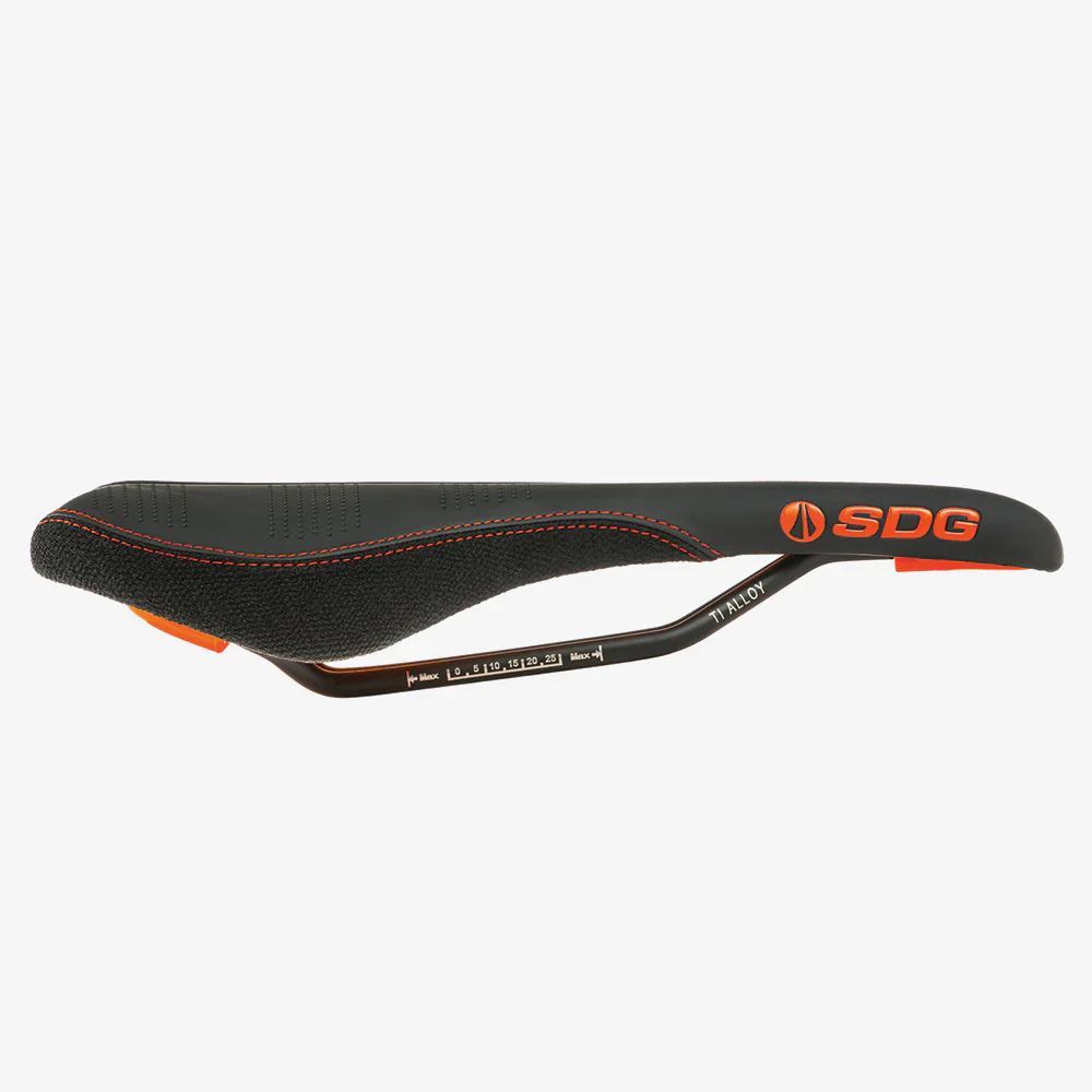 Selle SDG RADAR MTN Rails Titane-Alu Noir/Orange - Image 3