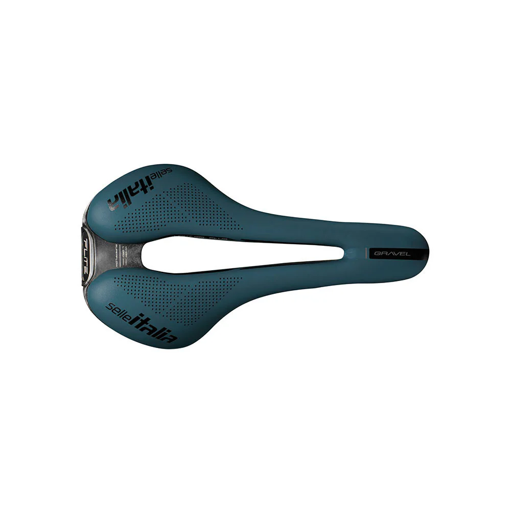 Selle SELLE ITALIA FLITE BOOST GRAVEL SUPERFLOW S Rails TI316 Bleu - Image 3