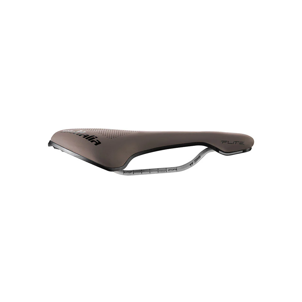 Selle SELLE ITALIA FLITE BOOST GRAVEL SUPERFLOW S Rails TI316 Marron - Image 2