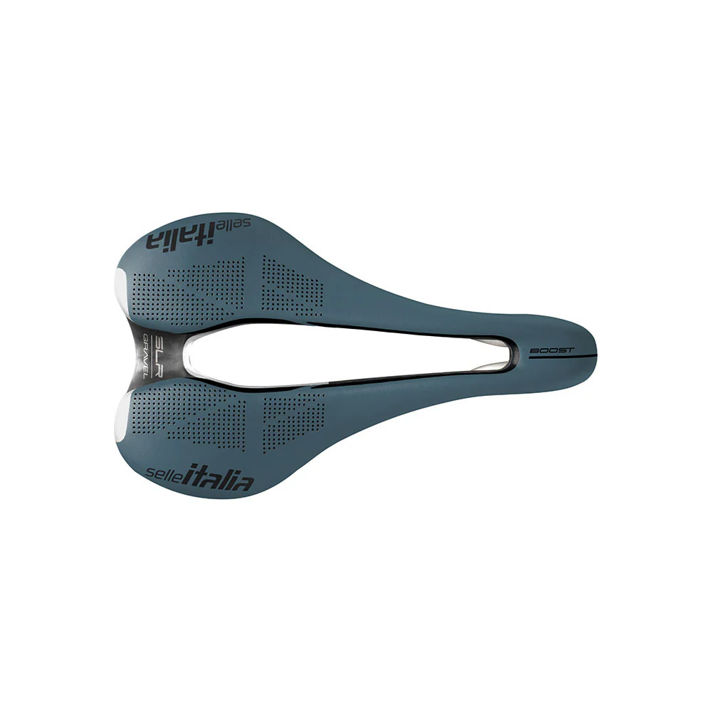 Selle SELLE ITALIA SLR BOOST GRAVEL SUPERFLOW L Rails TI316 Bleu - Image 3
