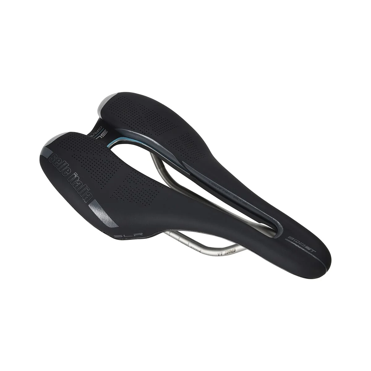 Selle SELLE ITALIA SLR BOOST GRAVEL SUPERFLOW S Rails Ti316 Noir