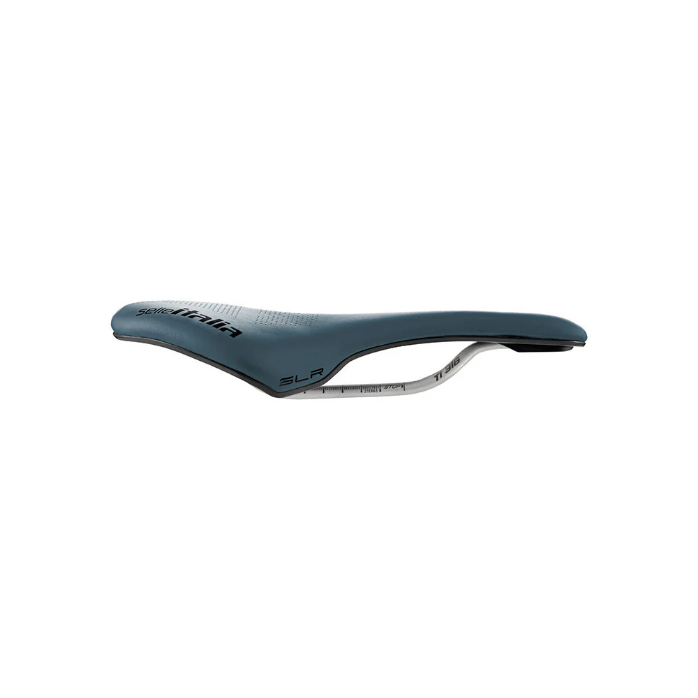 Selle SELLE ITALIA SLR BOOST GRAVEL SUPERFLOW S Rails TI316 Bleu - Image 2