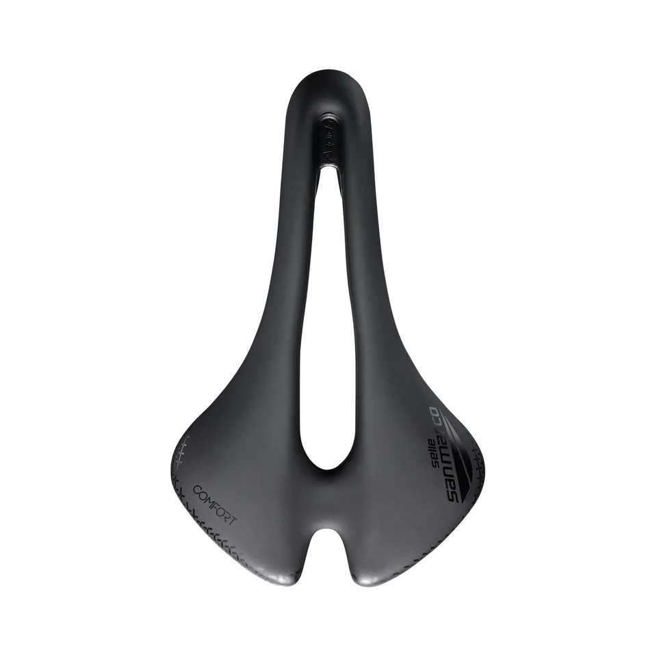 Selle SAN MARCO ASPIDE SHORT COMFORT OPEN-FIT DYNAMIC L3 Largeur 155mm Rails Manganèse - Image 3