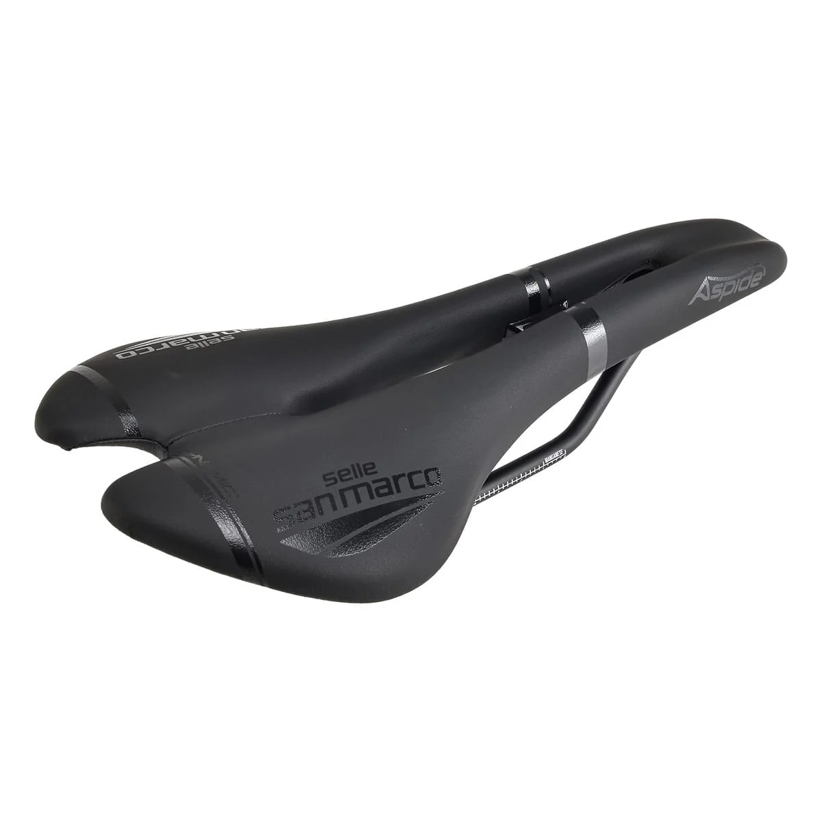 Selle SAN MARCO ASPIDE DYNAMIC OPEN FIT NARROW Rails Manganèse - Image 4