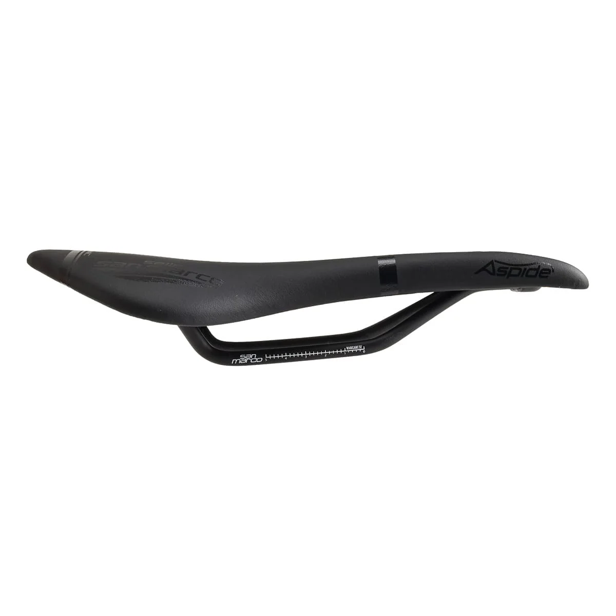 Selle SAN MARCO ASPIDE DYNAMIC OPEN FIT WIDE Rails Manganèse Noir - Image 2