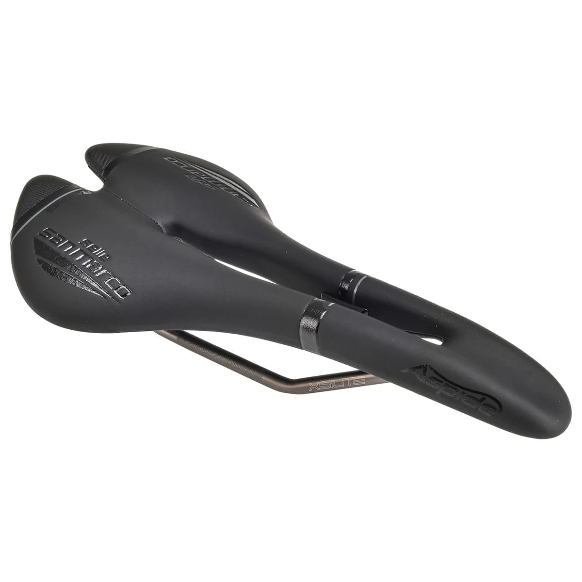 Selle SAN MARCO ASPIDE RACING OPEN FIT WIDE Rails Xsilite