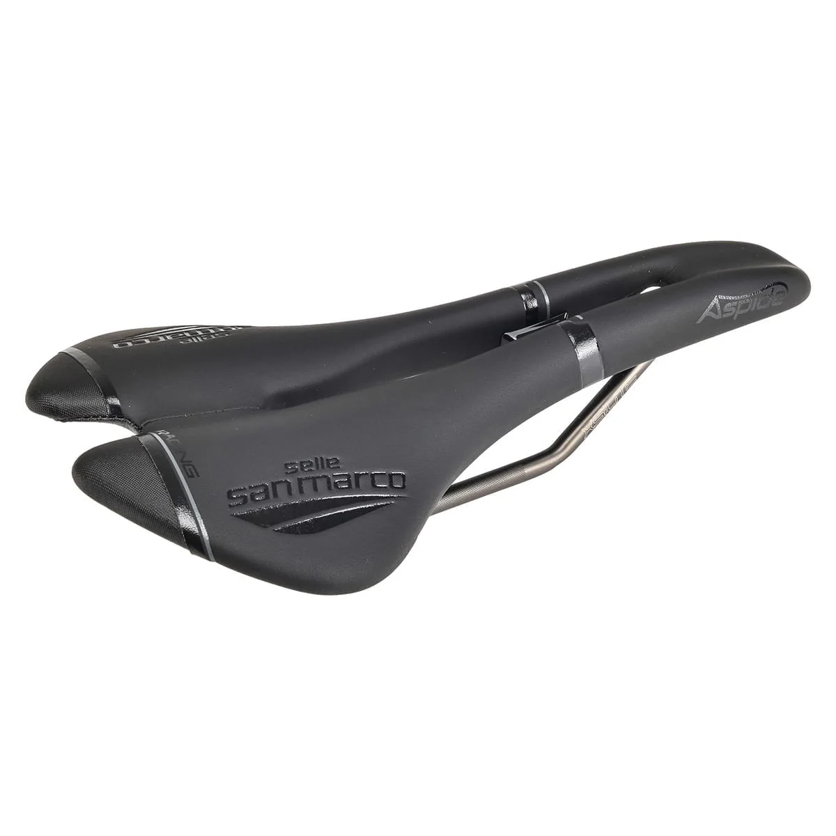 Selle SAN MARCO ASPIDE RACING OPEN FIT WIDE Rails Xsilite - Image 4
