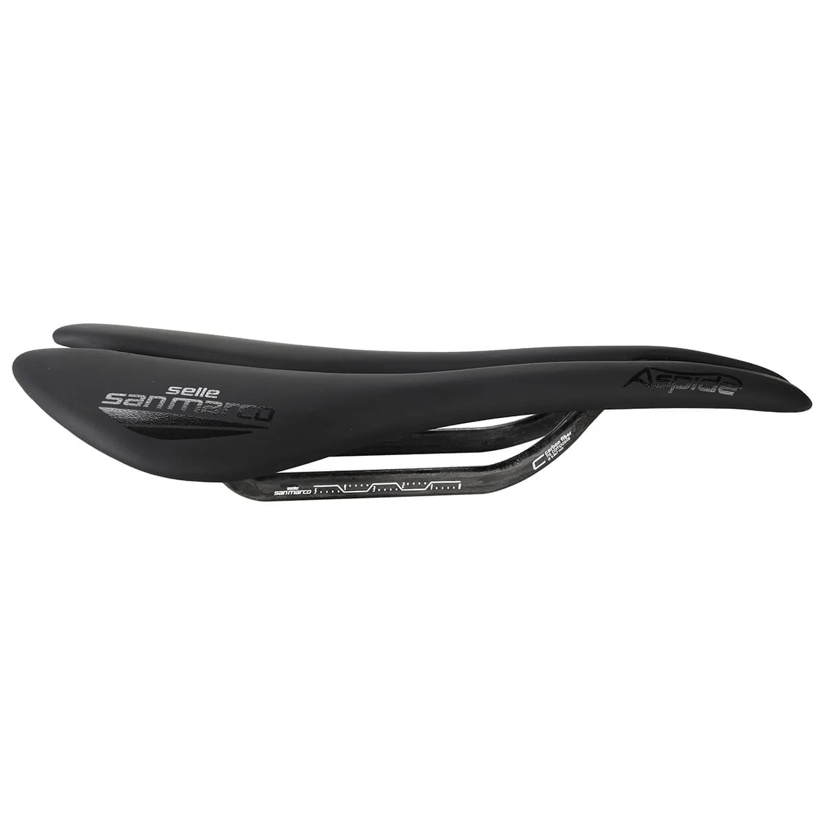 Selle SELLE SAN MARCO ASPIDE SUPERLEGGERA OPEN FIT NARROW Rails Carbone - Image 2